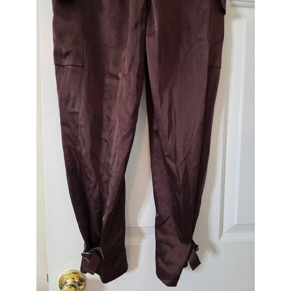 Aritzia Babaton Satin Refined Cargo Pants, limited edition color Size 2 - Picture 9 of 11